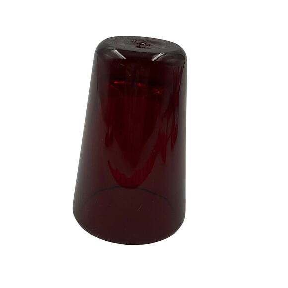 Vintage Anchor Hocking Ruby Red Cordial Single Shot Glass 1980's Thick Glass - Picture 2 of 8